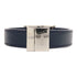 FENDI SHW Bracelet Calfskin Leather Blue