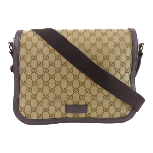 GUCCI GG SHW Shoulder Bag 449171 Canvas Brown
