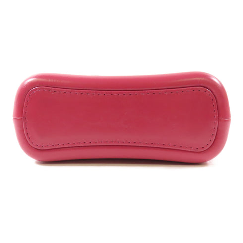 CHANEL CC Gabrielle Small Chain Shoulder Bag Calfskin Leather Pink