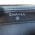 CHANEL Quilted/Herringbone CC SHW Chain Shoulder Bag Calfskin Leather Black