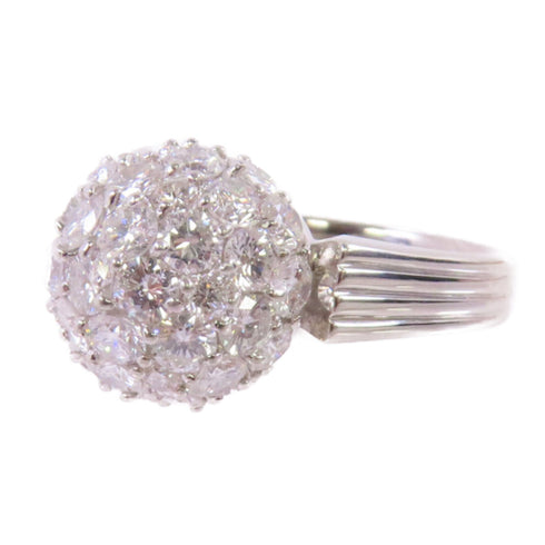 FINE JEWELRY 3.50ct Diamond Ring US#6 PT900 Platinum