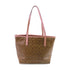 COACH SHW Tote Bag Shoulder Bag Coated Canvas L1779-F58292 Brown Pink