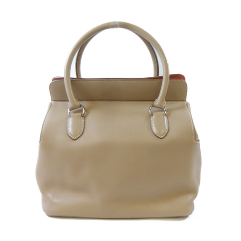 HERMES PHW Tool Box 26 Shoulder Bag Swift Leather Brown