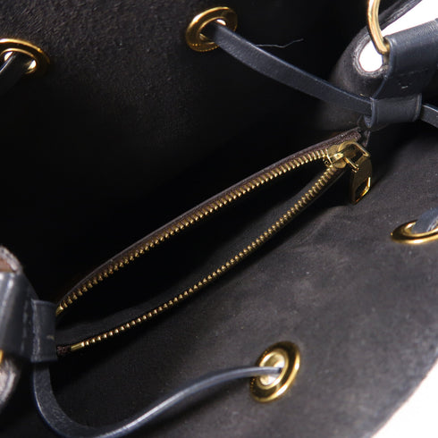 LOUIS VUITTON LV GHW Neo Noe MM Shoulder Handbag M44020 Monogram Brown/Black