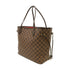 LOUIS VUITTON LV GHW Neverfull MM Tote Shoulder Bag N51105 Damier Ebene Brown