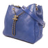 CHANEL CC GHW Shoulder Bag Calfskin Leather Blue