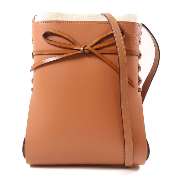 LOEWE Ikebana Shoulder Bag Calfskin Leather