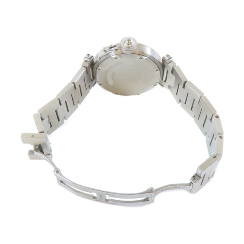 CARTIER Pasha C Automatic Wristwatch W31029M7 Stainless Steel White #14cm