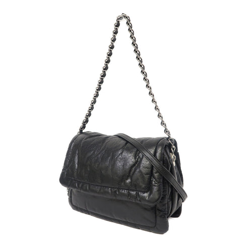 MARC JACOBS SHW Chain Shoulder Bag Polyester Black