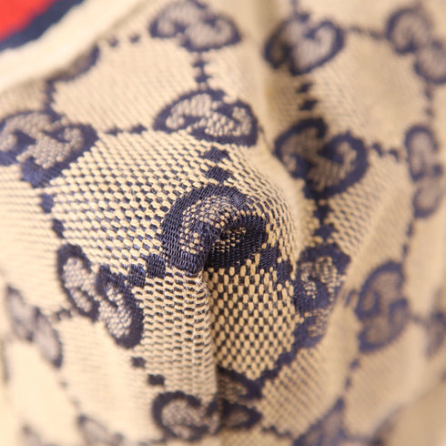 GUCCI GHW Shoulder Tote Bag 137396 GG canvas