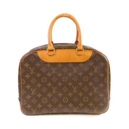 LOUIS VUITTON LV GHW Deauville GM Handbag M47270 Monogram Brown v3