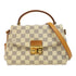 LOUIS VUITTON LV GHW Croisette 2 Way Bag N41581 Damier Azur White