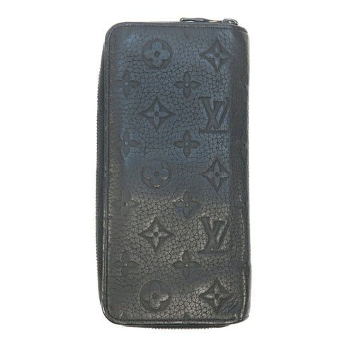 LOUIS VUITTON LV Zippy Vertical Wallet M69047 Monogram Taurillon Black