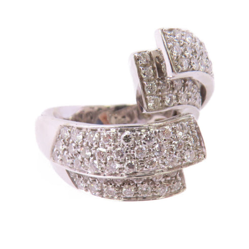 Fine Jewelry Diamond Ring US#6.5 18K White Gold