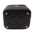 CHANEL Quilted GHW CC Vanity Case Shoulder Bag Caviar Leather AS317Y33352 Black