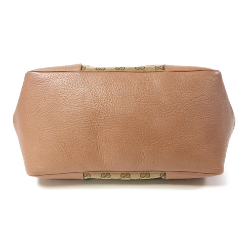 GUCCI GG GHW Shoulder Tote Bag 323671 Canvas/Leather Pink/Brown
