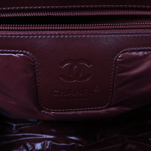 CHANEL CC SHW Coco Cocoon Handbag/Tote Bag Nylon Black