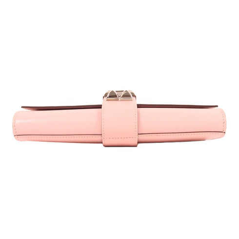 HERMES PHW CDC Medor Clutch Leather Rose Sakura