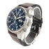IWC Pilot Chronograph Automatic Watch IW377714 Stainless Steel Leather Blue