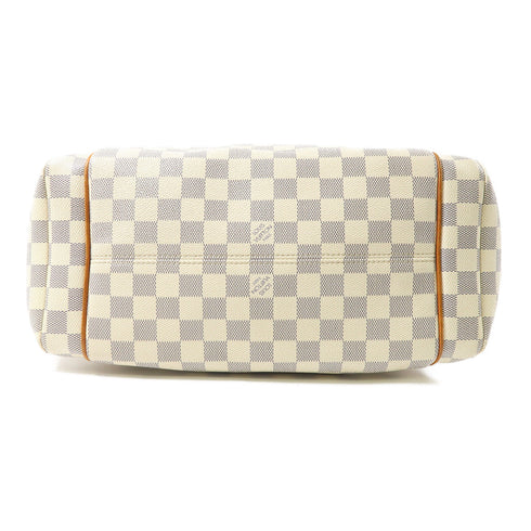 LOUIS VUITTON LV GHW Totally MM Shoulder Bag N51262 Damier Azur White