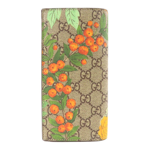 GUCCI GG Long Wallet 427011 Coated Canvas Brown/Multicolor