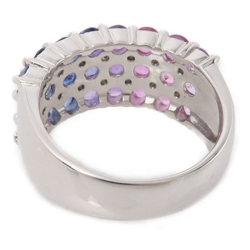 JEWELRY Sapphire Diamond Ring PT900 Platinum US#6.5