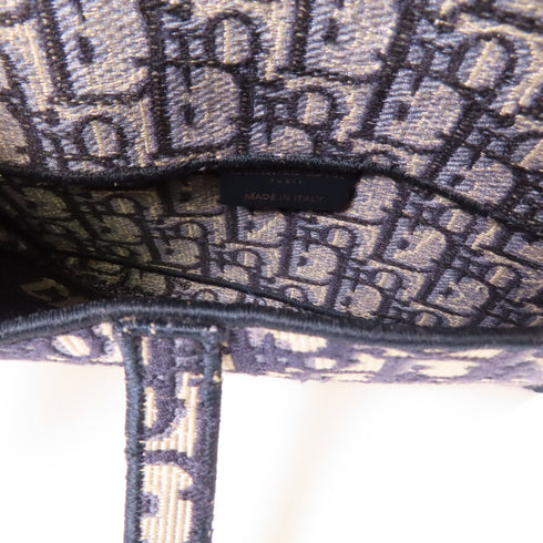 Christian Dior CD GHW Waist Bag Body Bag Canvas Blue Beige