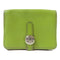 HERMES PHW Dogon Card Case Leather Green