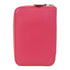 HERMES PHW Azap Wallet Zipper Wallet Chevre Leather Rose Mexico