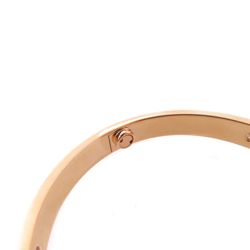CARTIER 4Diamonds Love Bracelet Classic Model Cartier#17 B6069917 18K Rose Gold