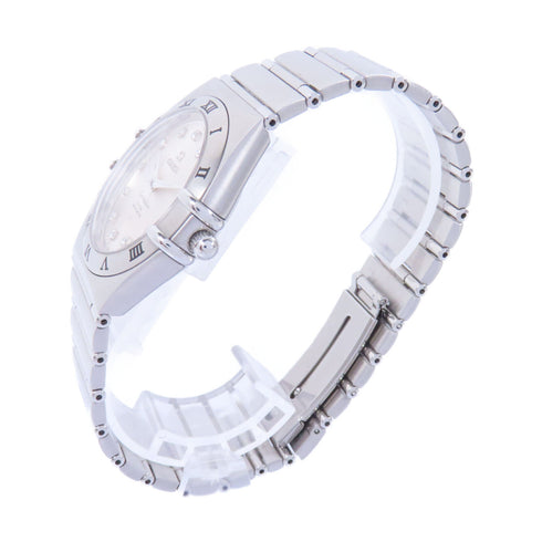 OMEGA Constellation 38mm Automatic Watch Diamond Stainless Steel Silver Color