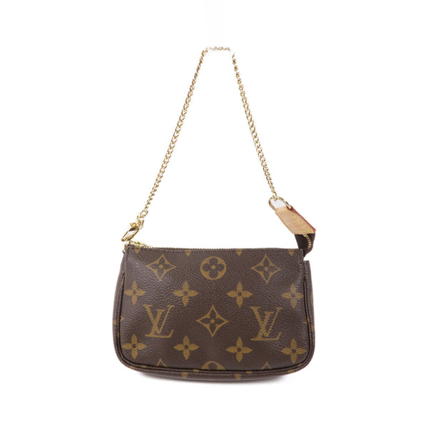 LOUIS VUITTON LV GHW Mini Pochette Accessoires Handbag M58009 Monogram Brown