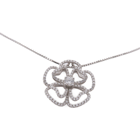 JEWELRY Diamond Necklace Accessories 18K White Gold