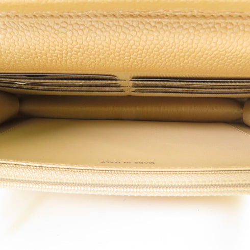 CHANEL CC SHW WOC Wallet On Chain Shoulder Bag Calfskin Leather