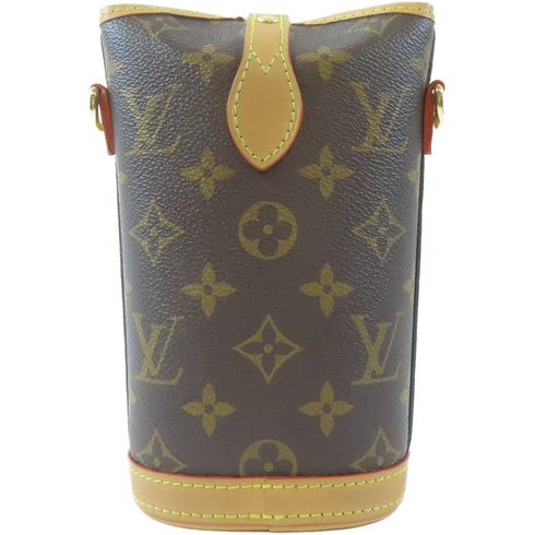 LOUIS VUITTON LV GHW Fold Me Pouch Shoulder Bag M80874 Monogram Brown v1