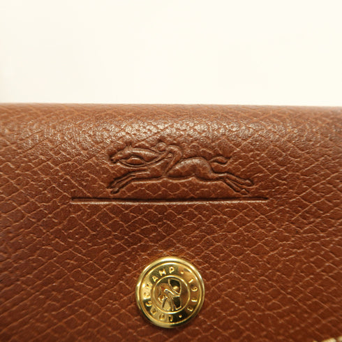 Longchamp GHW Hand Bag Nylon Purple/Pink