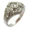 FINE JEWELRY Diamond Ring 18K White Gold US#5.5