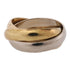 CARTIER Trinity Ring 18K Yellow White Pink Gold Cartier#48 US#4.5