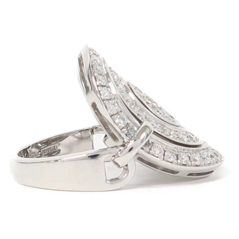 BVLGARI Astrale Diamond Ring 18K White Gold US#5.5