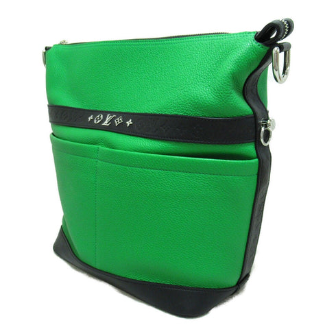 LOUIS VUITTON LV SHW Cruiser GM 2 Way Shoulder Bag M57819 Calfskin Green Black