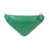 PRADA SHW Triangle Shoulder Bag Crossbody Calfskin Leather Green