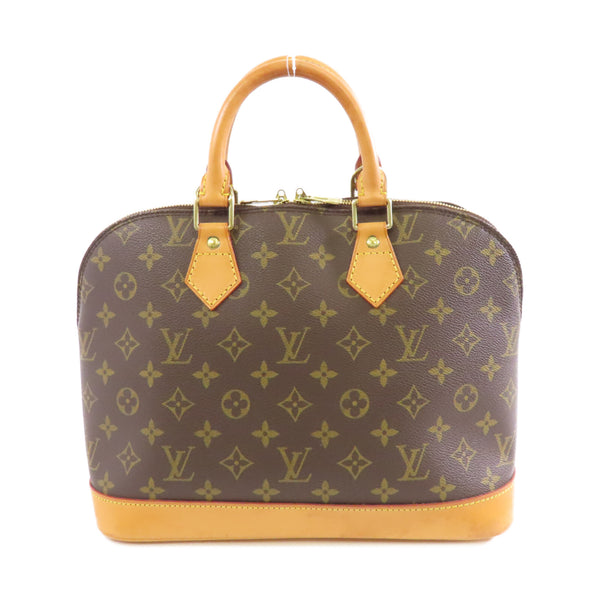 LOUIS VUITTON LV GHW Alma PM Handbag M51130 Monogram Brown v1