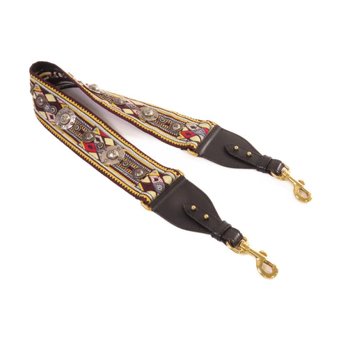 Christian Dior CD GHW Shoulder Strap Canvas Metal Multicolor