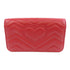 GUCCI GHW GG Marmont Chain Shoulder Bag 488426 Calfskin Leather Red