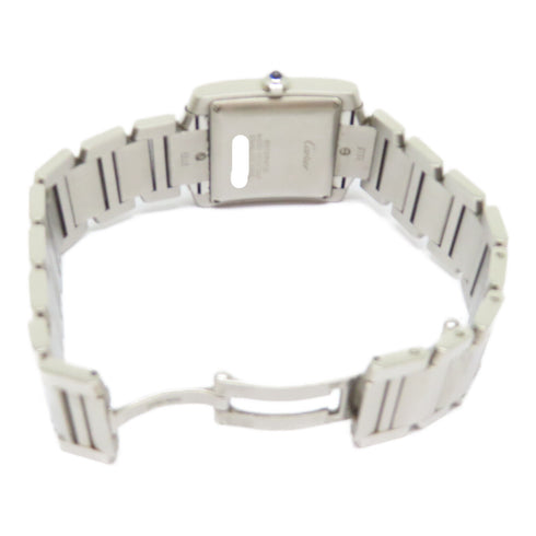 CARTIER Tank Francaise Automatic Watch 2302 Stainless Steel White v1