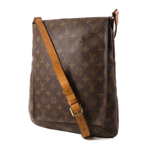 LOUIS VUITTON LV GHW Musette Shoulder Bag Crossbody M51256 Monogram Brown