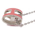 HERMES Necklace pop H Accessories Enamel/Metal Red/Silver