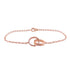 CARTIER Love Bracelet On Chain Bracelet 18K Rose Gold