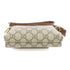 GUCCI GHW GG Supreme 2 Way Shoulder Bag Coated Canvas Brown