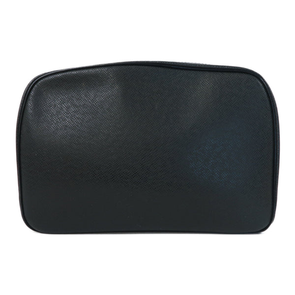 LOUIS VUITTON LV SHW Trousse Toilette GM Clutch Bag Pouch Taiga Black